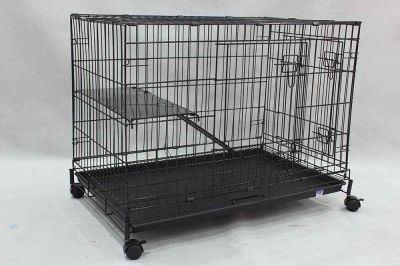 Collapsible Cat Cage 6366 36" x 22" x 28"