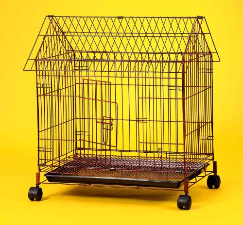 Collapsible Steel Pet Dog Cage 6424