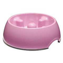 73708 Dogit Anti Gulping Bowl Sm Pink 300ml