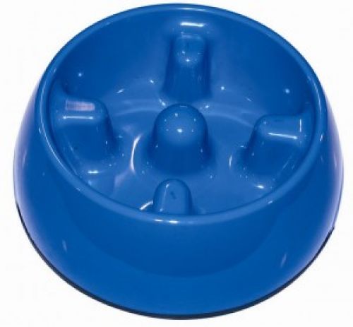 73709 Dogit Anti Gulping Bowl Sm Blue 300ml