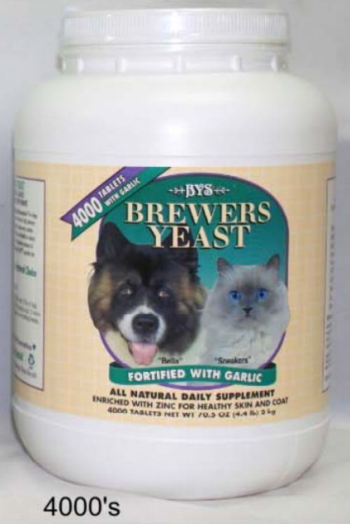 Brewers Yeast Natural Daily Supplement 4000 Tablets