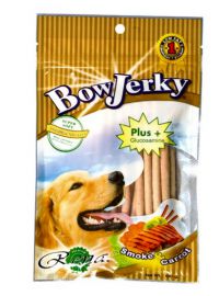 10 Packs of Bow Jerky Smoked and Carrot, 100gm each pack