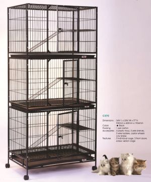 Steel Cat Cage C370