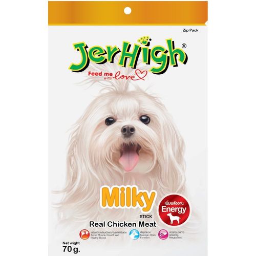 Jerhigh Milky Stick Premium Dog Treats 70g x 12 Packs