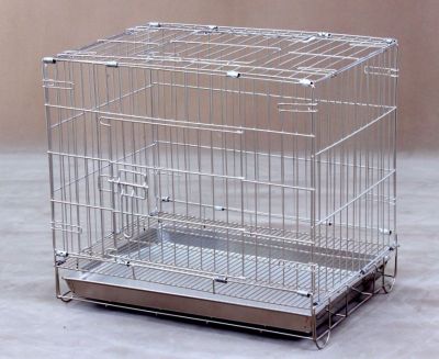 Collapsible Stainless Steel Dog Cage S103