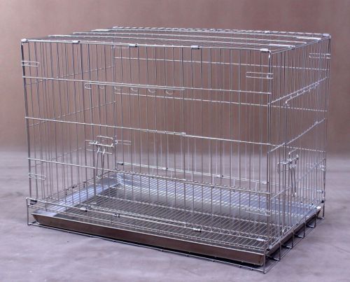 Collapsible Stainless Steel Pet Cage S1081