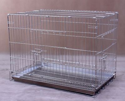Collapsible Stainless Steel Pet Cage S1091