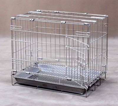 Collapsible Stainless Steel Pet Cage S110