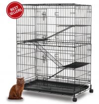 Collapsible Steel Cat Cage C368