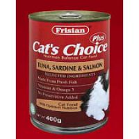 Frisian Cat's Choice, Tuna, Sardine & salmon, 400gm x 24