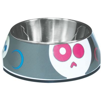 73725 Dogit Style Bowl Animated Skulls XS 160ml with Stainless Steel Insert