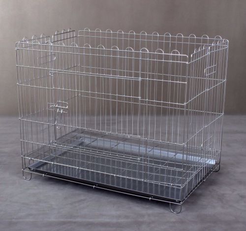 S702 Stainless Steel Playpen With Tray 304 Material