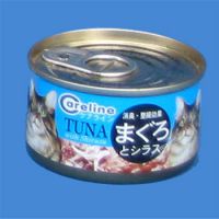 CARELINE CANNED CAT FOOD Tuna With Shirasu 24 Cans of 85gms