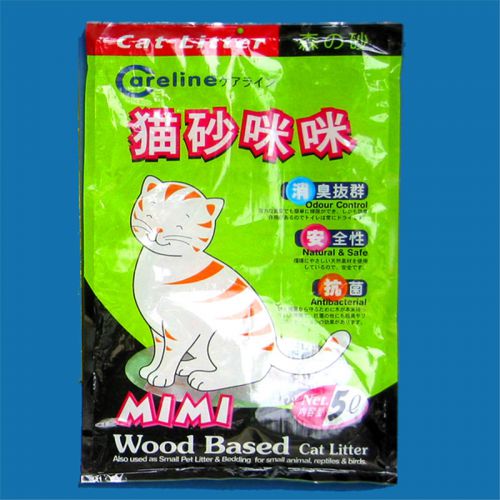 CL WOOD CARELINE CAT LITTER WOOD BASE 5 litre x 5packs